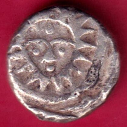 Indore State 1295 Sun Face 1/4 Rupee :-FA8436