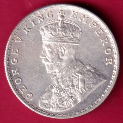British India 1918 Bombay Mint George v One Rupee :-FA8447 - Image 2