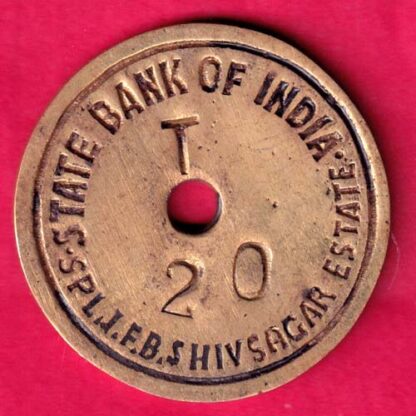 BANK TOKEN - STATE BANK OF INDIA BRANCH : SHIVSAGAR  :-FA8597 - Image 2