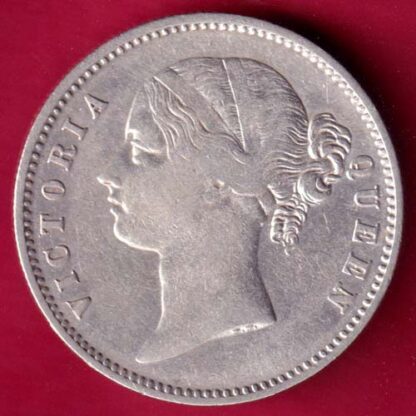 East India Company 1840 Divided Legend Victoria Queen One Rupee :-FA8712