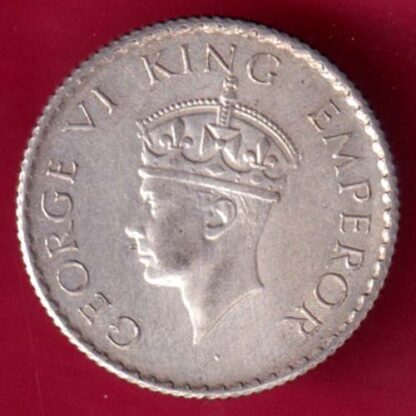 British India 1940 George vi King Emperor 1/4 Rupee  :- FA8834 - Image 2