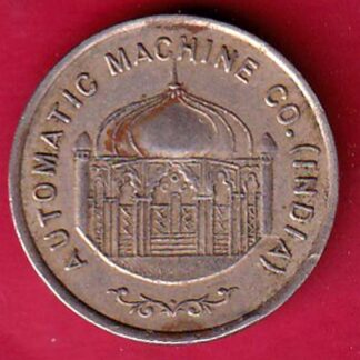 TOKEN -  J.H.SOMERVILLE  AUTOMATIC MACHINE CO. [INDIA] INDIA BURMA AND CEYLON 25 :- FA8867