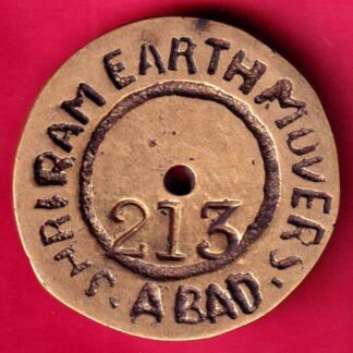 TOKEN - SHIRAM EARTH MUVERS  A.BAD 213 :- FA8905