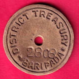 BANK TOKEN -DISTRICT TREASURY BARIPADA 2808 GOVT.OF ORISSA :-FA8601