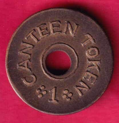 CANTEEN TOKEN – D.C.C. SIKA CANTEEN TOKEN : :- fa9417