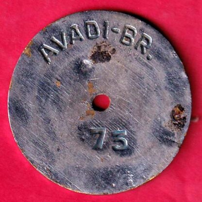 BANK TOKEN - VIJAYA BANK  AVADI-BR.  73 :- FA8992 - Image 2