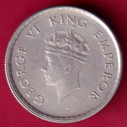 British India 1939  George vi King Emperor Half Rupee :- FA9346 - Image 2