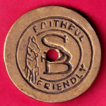 BANK TOKEN –SYNDICATE BANK LTD .FAITHFUL FRIENDLY PUTTANNACHETTY ROAD BANGLORE  :- FA9144 - Image 2