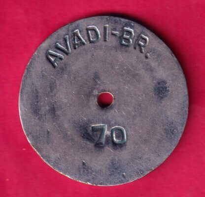 BANK TOKEN - VIJAYA BANK AVADI-BR. 70  :- FA9640 - Image 2