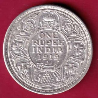 British India 1919 George v One Rupee :- FA9787