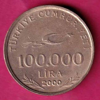 Turkiye Cumhuriyeti 2000 Mustafa Kemal Ataurk 100.000 Lira :- FA9814