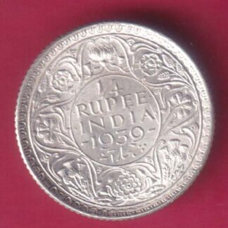 British India 1939 George Vi 1/4 Rupee UNC- FB240