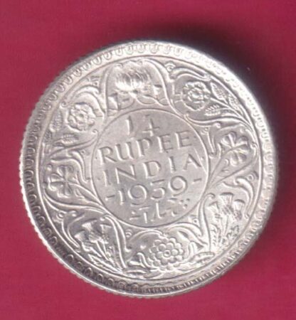 British India 1939 George Vi 1/4 Rupee UNC- FB240