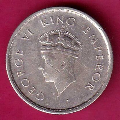 British India 1939 Bombay mint George vi King Emperor Half Rupee -  FB525 - Image 2