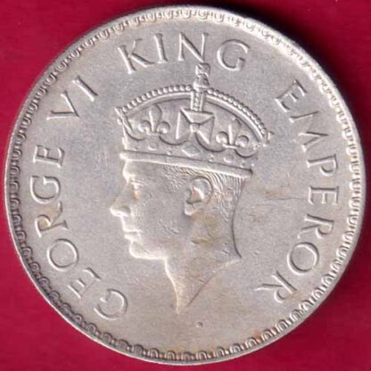 British India 1940 George VI Bombay Mint One Rupee  -  FB476 - Image 2