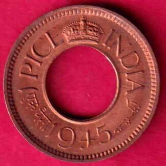 British India 1945 Unc 1 Pice - FB405