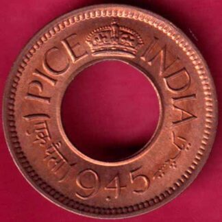 British India 1945 one Pice-  FB1007