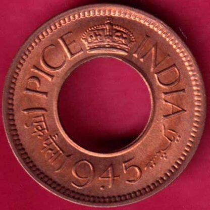 British India 1945 one Pice-  FB1007