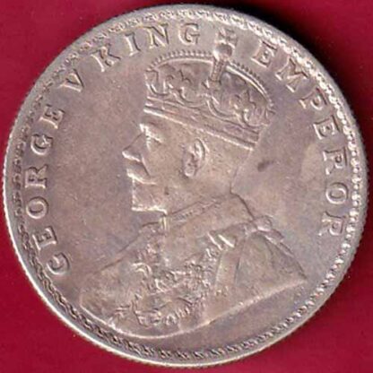 British India 1917 bombay mint George v king Emperor One Rupee-  FB1063 - Image 2