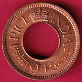 British India 1945 one Pice-  FB1051