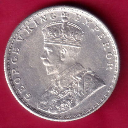 British India 1917  George v Emperor One Rupee-  FB869 - Image 2