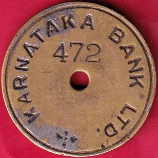 BANK TOKEN ; KARANATAKA BNAK LTD. 472 -  FB952