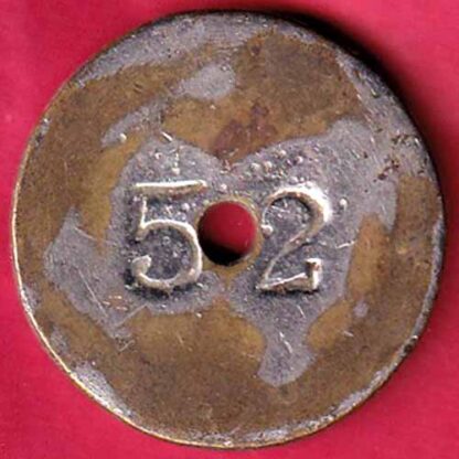 BANK TOKEN ; THE PUNJAB NATIONAL BANK LTD. INDORE 52 -  FB1094 - Image 2