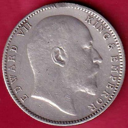 British India 1903 Edward Vii King & Emperor One Rupee -  FB1202 - Image 2