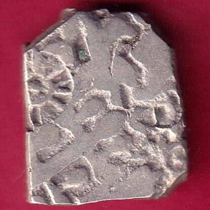 ANCIENT INDIA MAURYAN PERIOD MAGADH DYNASTY  SILVER PUNCHMARK-  FB1350