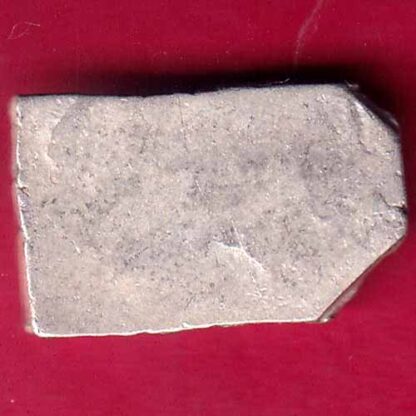 ANCIENT INDIA MAURYAN PERIOD MAGADH DYNASTY ANIMAL STANDING SILVER PUNCHMARK -  FB1435 - Image 2
