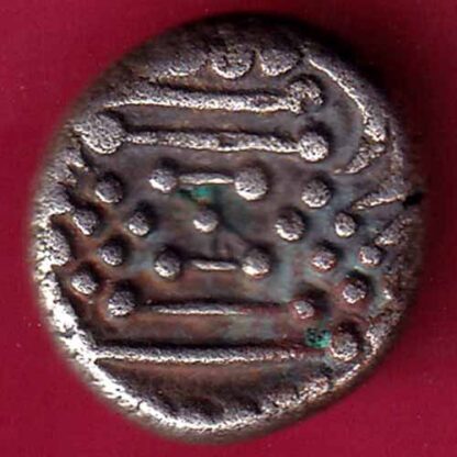 Ancient India Gadhaya Dynasty Kings Portrait billon coin -  FB14450 - Image 2