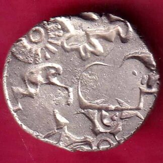 ANCIENT INDIA MAURYAN PERIOD MAGADH DYNASTY ANIMAL STANDING SILVER PUNCHMARK -  FB1466