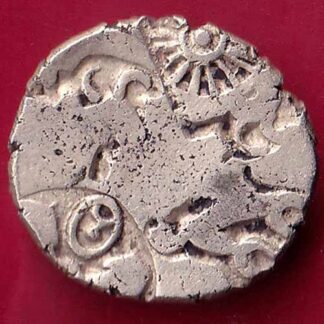 ANCIENT INDIA MAURYAN PERIOD MAGADH DYNASTY ANIMAL STANDING SILVER PUNCHMARK-  FB1518