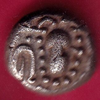 Ancient India Gadhaya Dynasty Kings Portrait billon coin-  FB1612