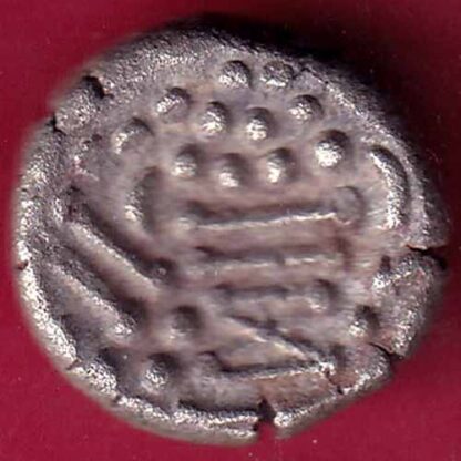 Ancient India Gadhaya Dynasty Kings Portrait billon coin -  FB1636 - Image 2