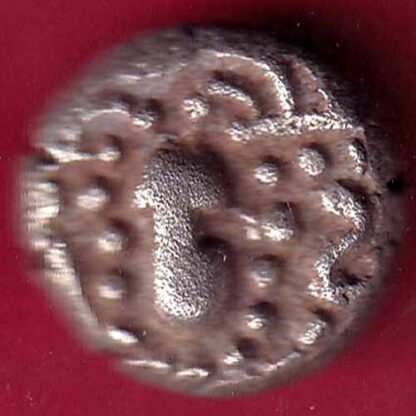 Ancient India Gadhaya Dynasty Kings Portrait billon coin -  FB1636
