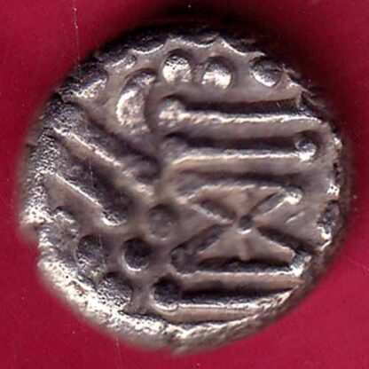 Ancient India Gadhaya Dynasty Kings Portrait billon coin -  FB1691 - Image 2