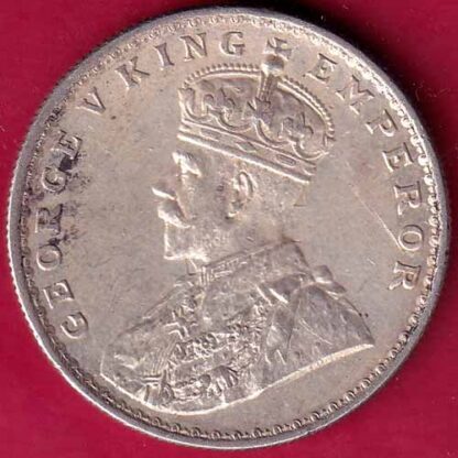 British India 1917 bombay mint George v Emperor One Rupee -  FB1692 - Image 2