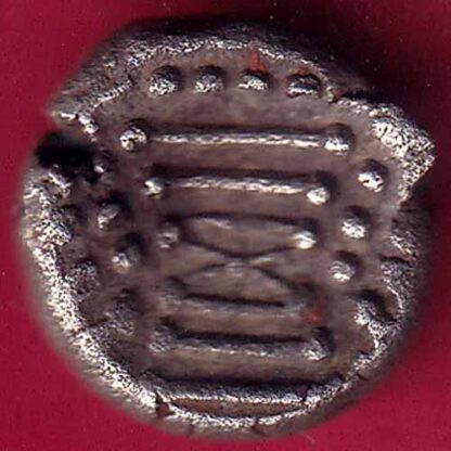 Ancient India Gadhaya Dynasty Kings Portrait billon coin-  FB1706 - Image 2