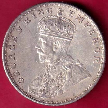 British India 1917 bombay mint George v One Rupee -  FB1768 - Image 2