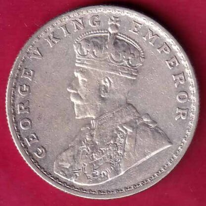 British India 1918 Bombay Mint George v One Rupee -  FB1816 - Image 2