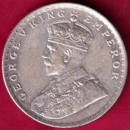 British India 1919 bombay mint George v One Rupee-  FB1848 - Image 2