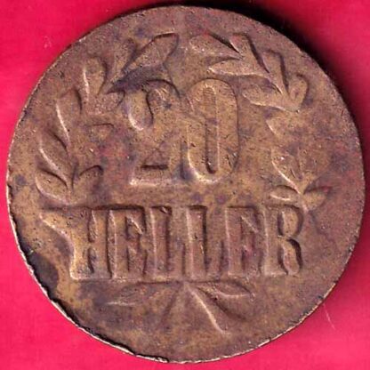 DEUTSCH OSTAFRIKA 1916 DOA 20 HELLER-  FB1866 - Image 2