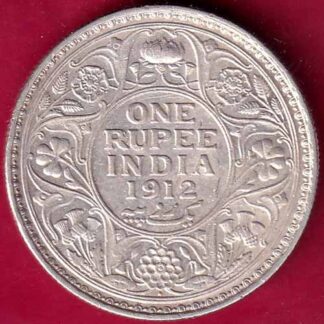 British India 1912 Bombay Mint George V Emperor One Rupee -  FB2007