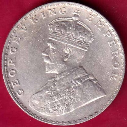 British India 1912 Bombay Mint George V Emperor One Rupee -  FB2007 - Image 2