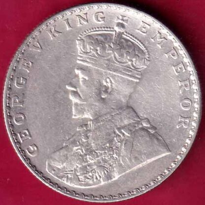 British India 1912 Bombay Mint George V king Emperor One Rupee-  FB2028 - Image 2