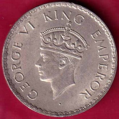 British India 1940 George VI Bombay Mint One Rupee-  FB2061 - Image 2