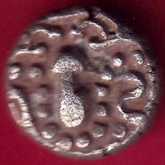 Ancient India Gadhaya Dynasty Kings Portrait billon coin-  FB2083