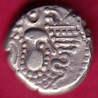 Ancient India Gadhaya Dynasty Kings Portrait billon coin-  FB2088