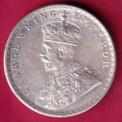 British India 1917 George v King Emperor One Rupee -  FB2124 - Image 2